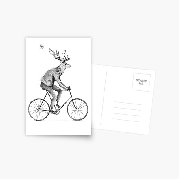 Even a Gentleman rides Postcard
