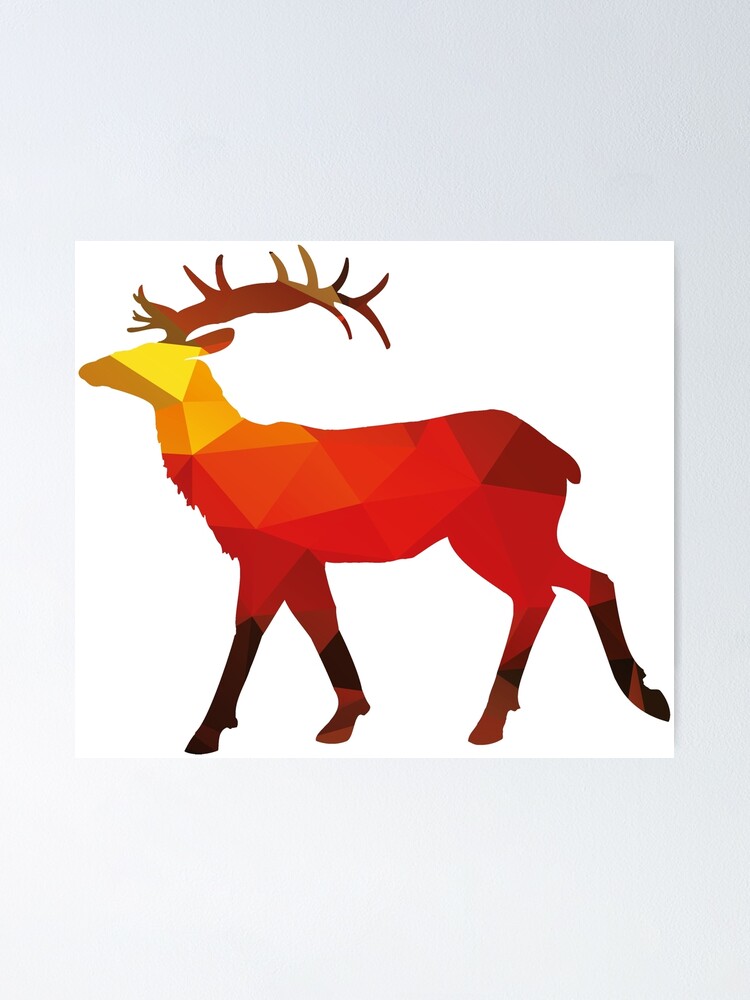 Deer Low Poly Art Animals Deer Low Poly Art Animals