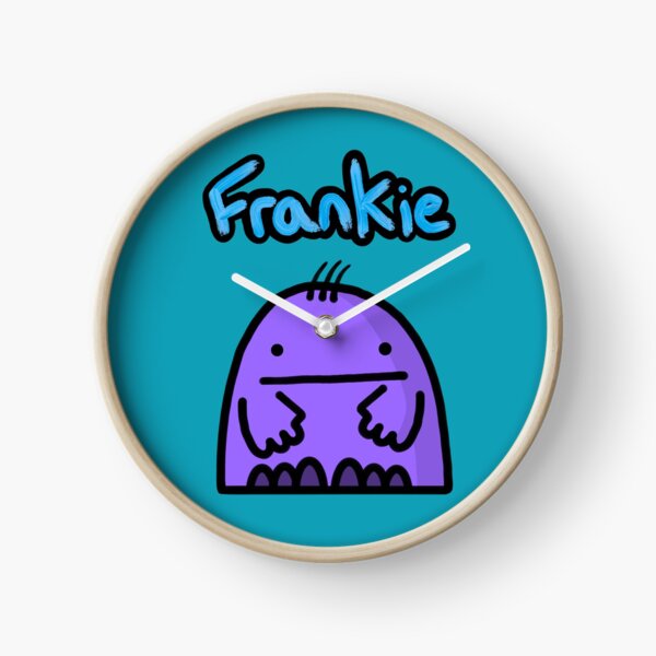 Frankie with Title Clock