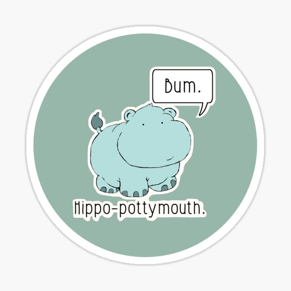 Hippo Meme Stickers Redbubble