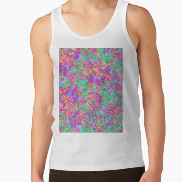 TEAM SUPER HAPPINESS RAINBOW BICYCLE TIGER Tank Top