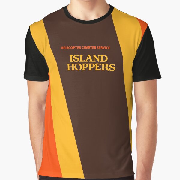 magnum pi tc helicopter shirt