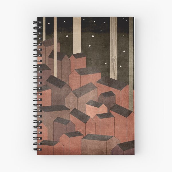 Item preview, Le village rouge dans la nuit designed and sold by designeous.