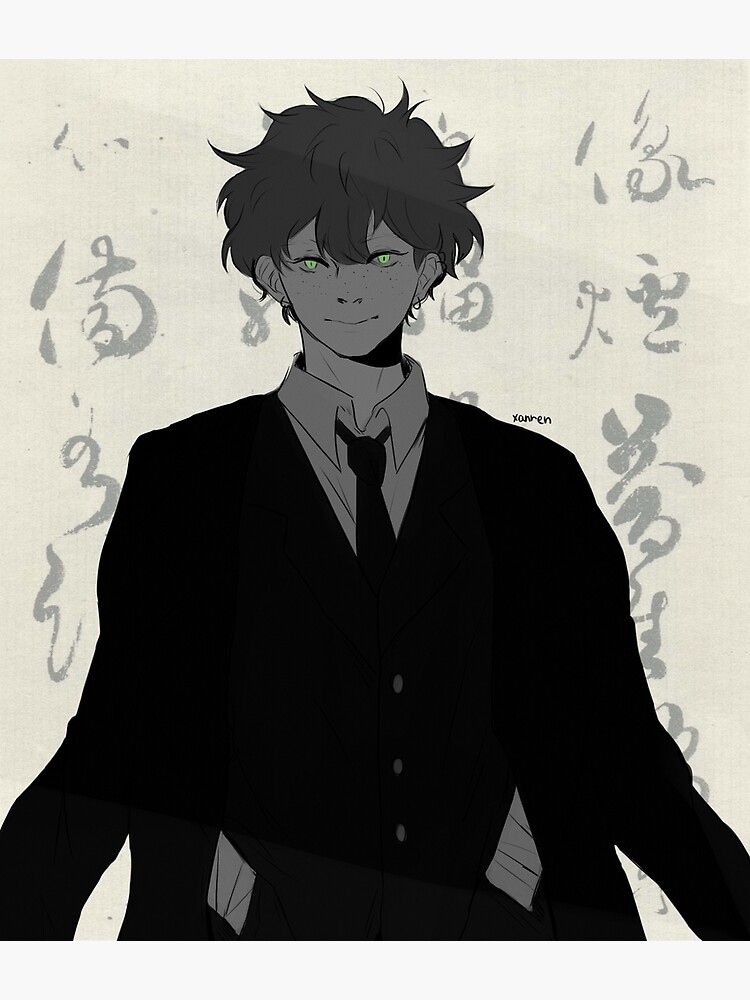 "villain/mafia deku" Metal Print for Sale by xanren | Redbubble
