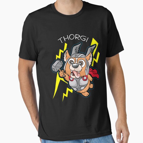 Artikel-Vorschau von THORGI Thor Corgi Hund nordischer Gott Wikinger, designt und verkauft von Moonpie90.