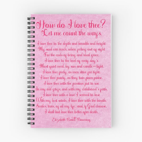Item preview, How Do I Love Thee - Pink Parchment designed and sold by Ginny Gaura.
