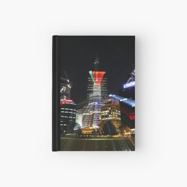 Perth City at Night Hardcover Journal