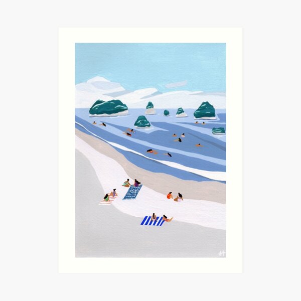 Island dots Art Print