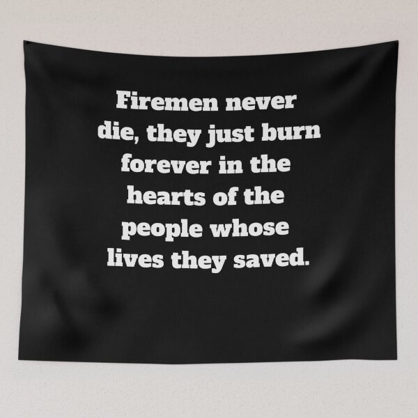 Item preview, Firefighters are burning in hearts designed and sold by mederDESIGNS.