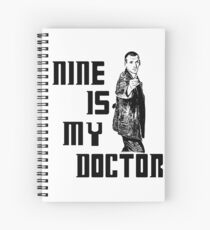 nine is my doctor Spiral Notebook