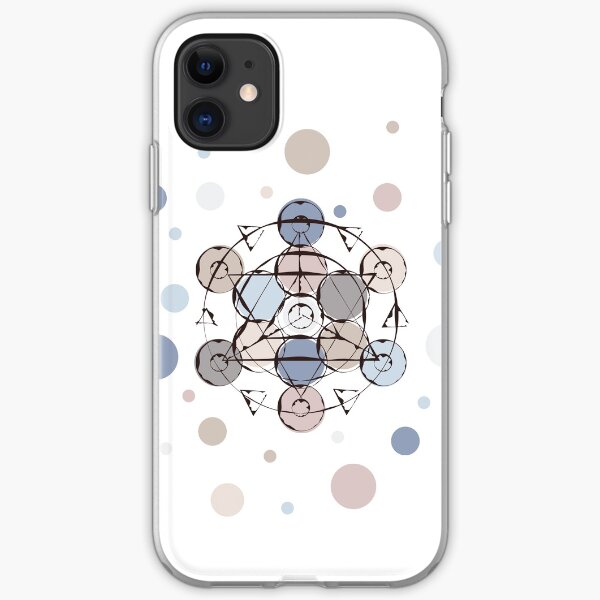 Triangle Circle Mandala iPhone Soft Case