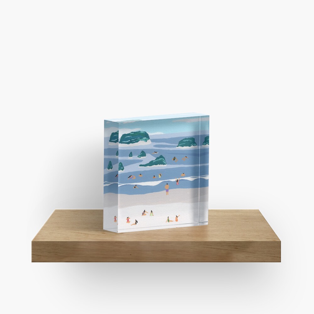 Island horizons Acrylic Block