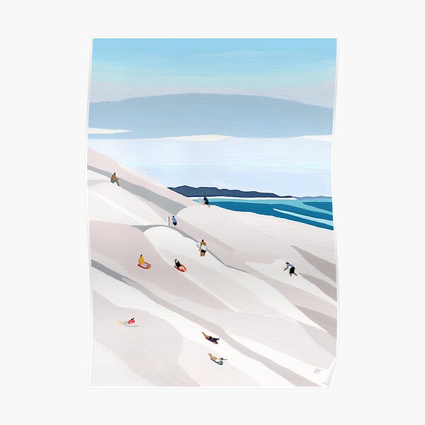 Sand dunes Poster