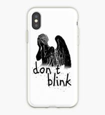 don't blink! iPhone Case