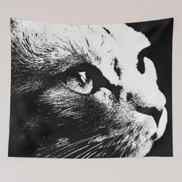 Item preview, cat black&white designed and sold by AidaArt.