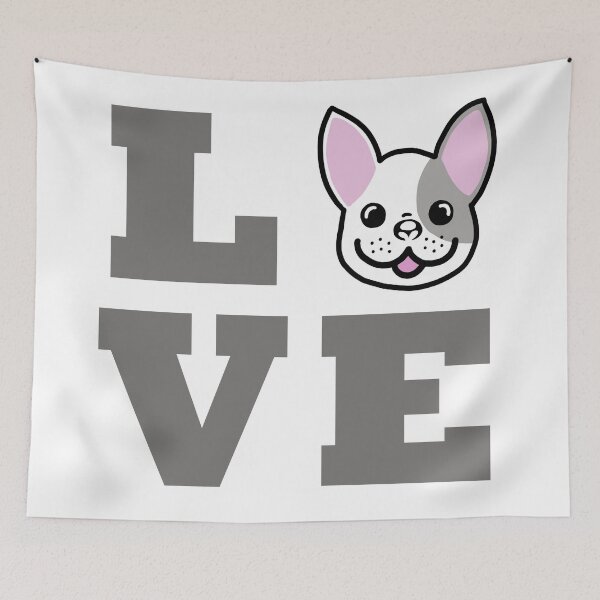 Item preview, Love - French Bulldog designed and sold by indicap.