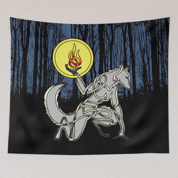 Item preview, Celtic Knot She-wolf By Night designed and sold by KnotYourWorld.