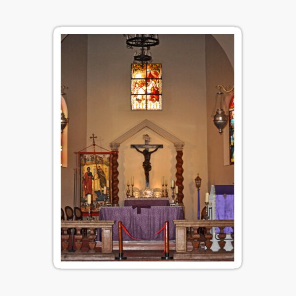 KOTOR, MONTENEGRO SMALL ALTAR -ST. TRYPHON'S CATHEDRAL Sticker