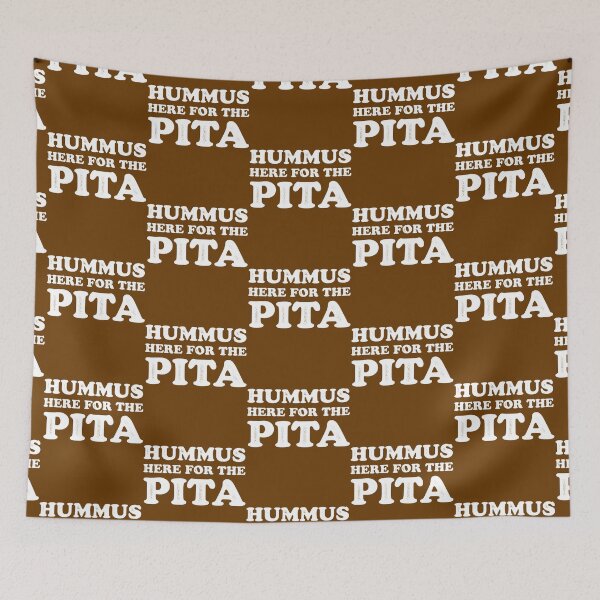 Item preview, Hummus Here For The Pita Funny Pun designed and sold by d247.