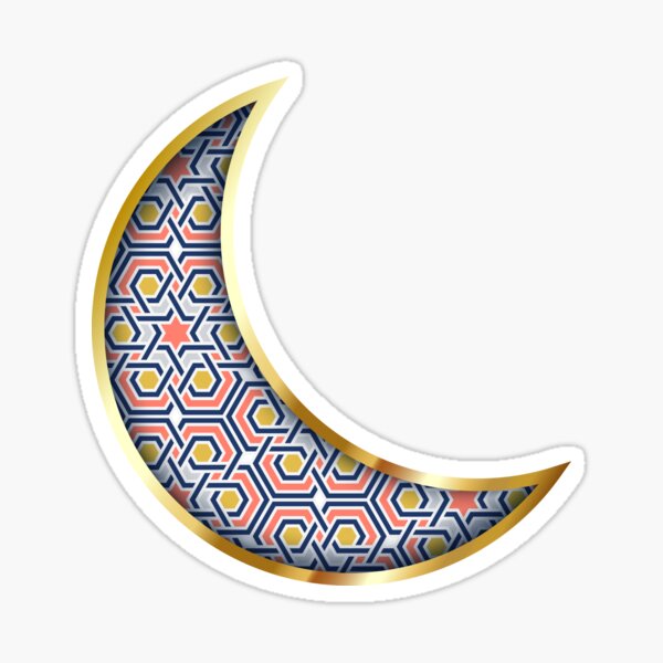 Beautiful Cresent Moon Sticker