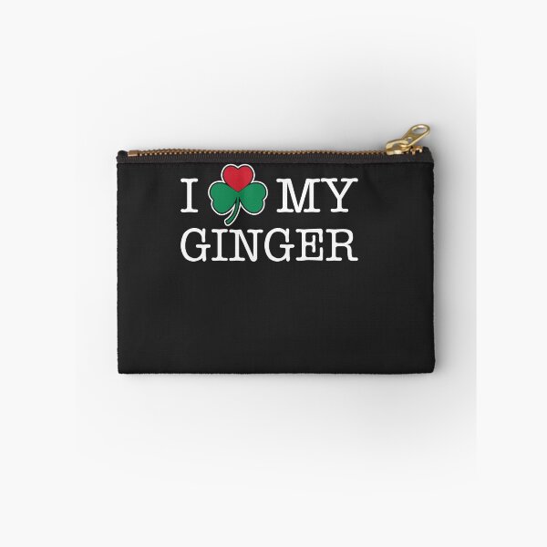 Item preview, I Heart My Ginger St Patricks Day Clover Shamrock designed and sold by hadleydesigns.