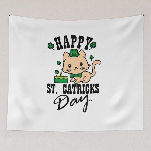 Item preview, Happy St Catricks Day St Patricks Day Cat Funny Kid designed and sold by hadleydesigns.