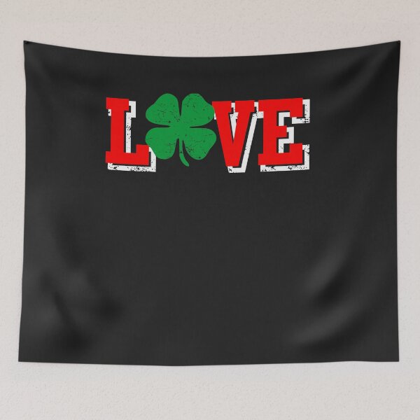 Item preview, LOVE St Patricks Day Shamrock Clover for Men Women designed and sold by hadleydesigns.