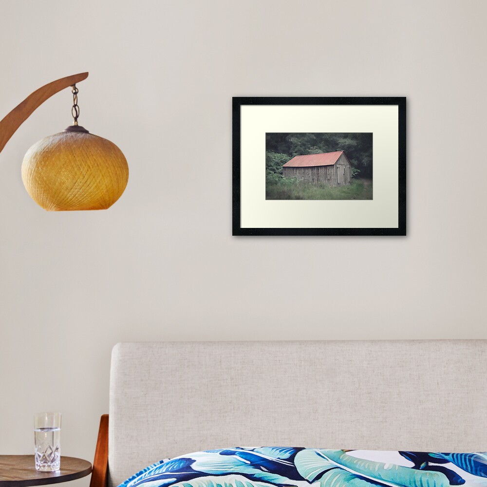 Boathouse Framed Art Print