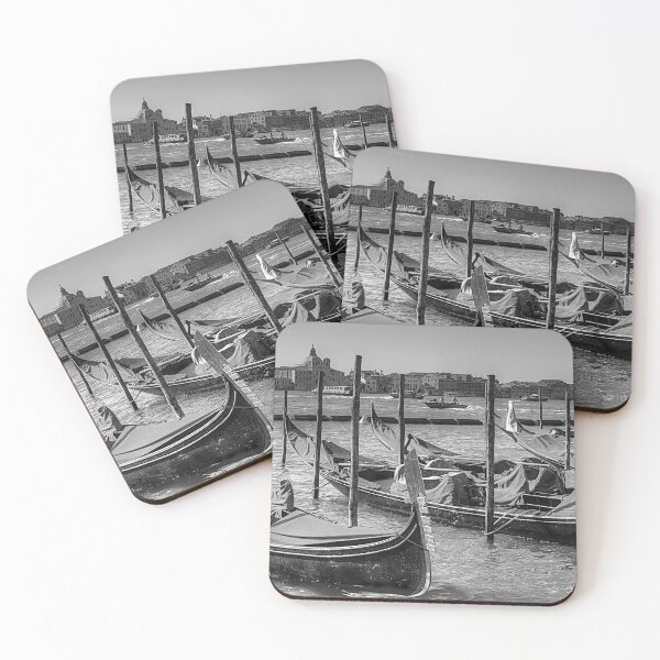 Item preview, Gondolas across from Le Zitelle - B&W designed and sold by tomg.