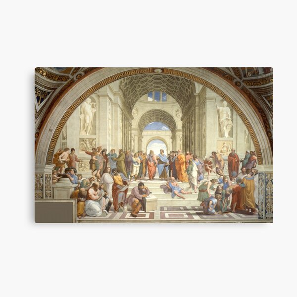 The School of Athens, Raphael, 1511 Canvas Print