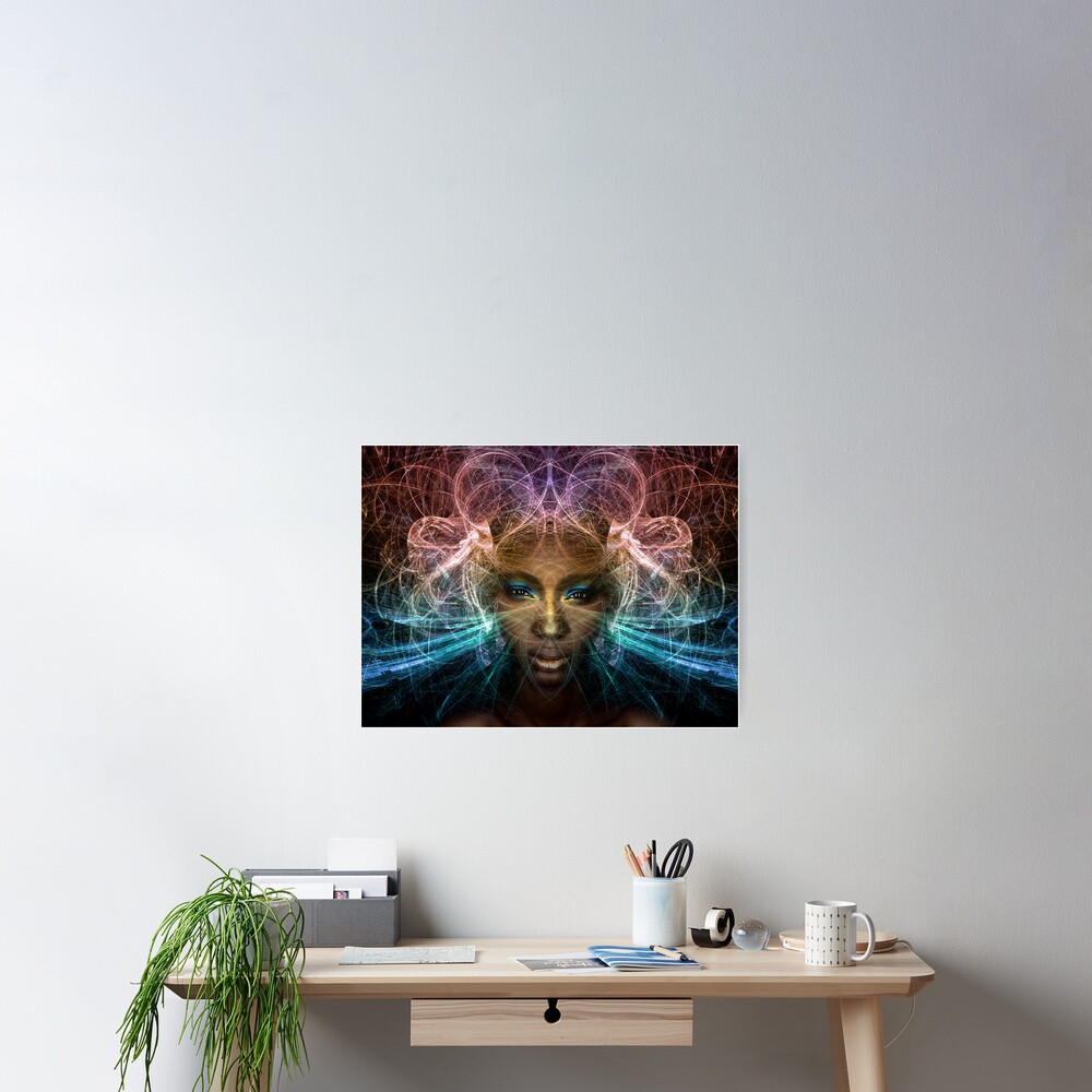Isis goddess of rebirth and magic Poster
