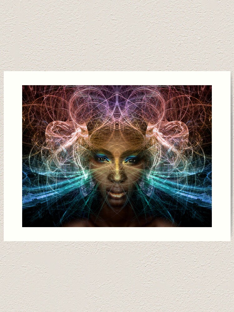 Alternate view of Isis goddess of rebirth and magic Art Print