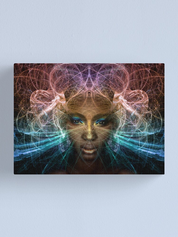 Alternate view of Isis goddess of rebirth and magic Canvas Print
