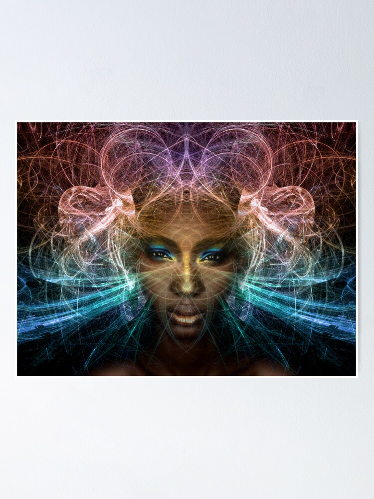 Alternate view of Isis goddess of rebirth and magic Poster