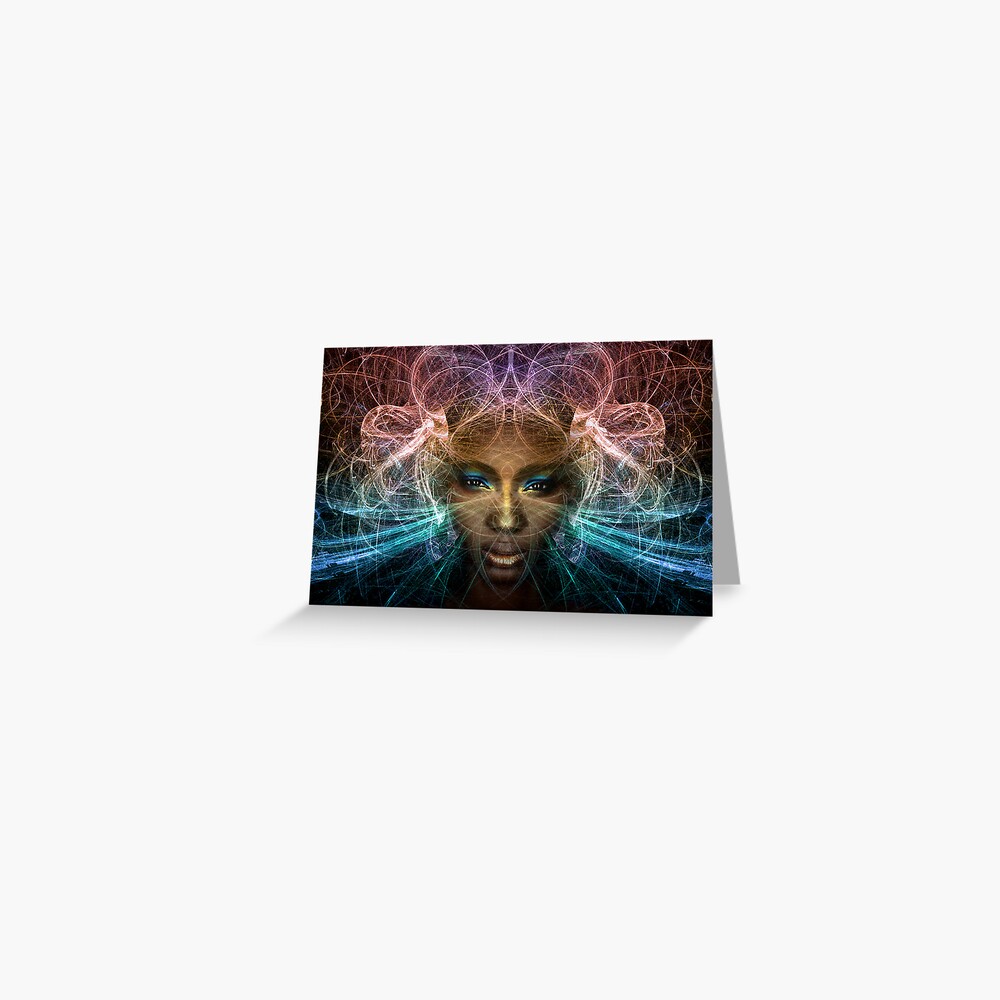 Isis goddess of rebirth and magic Greeting Card