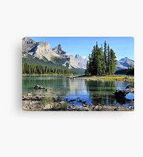 Spirit Island, Maligne Lake, Jasper NP Canvas Print