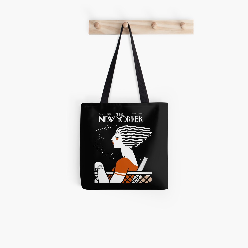 NEW YORKER : Vintage 1935 Magazine Cover Print Tote Bag