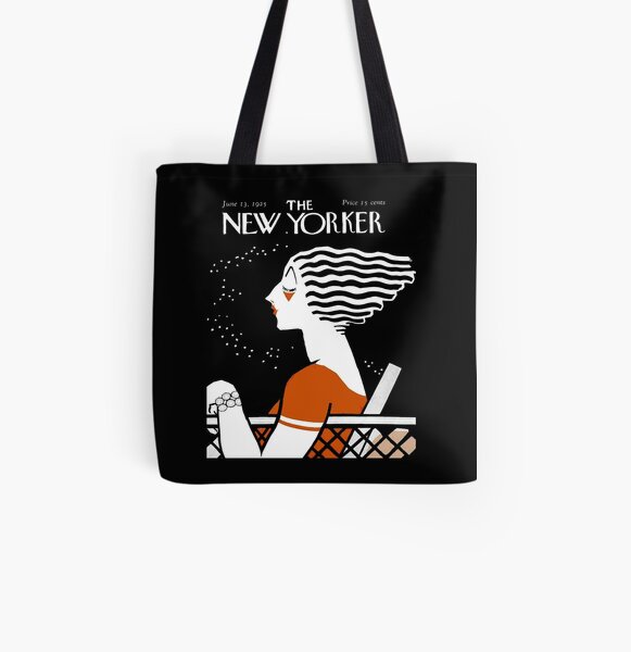NEW YORKER : Vintage 1935 Magazine Cover Print All Over Print Tote Bag