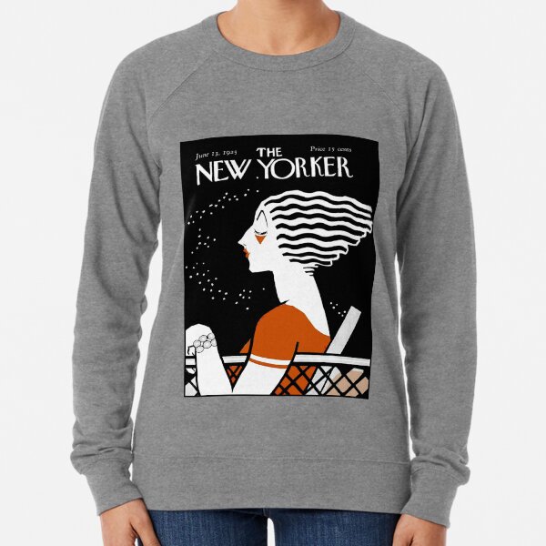NEW YORKER : Vintage 1935 Magazine Cover Print Lightweight Sweatshirt