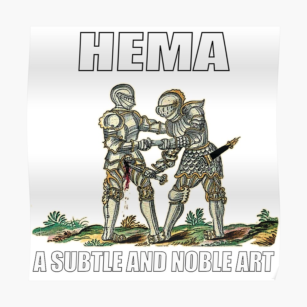 Geometrie in stand houden Roux HEMA A Subtle and Noble Art" Sticker for Sale by TheNerdTrainer | Redbubble