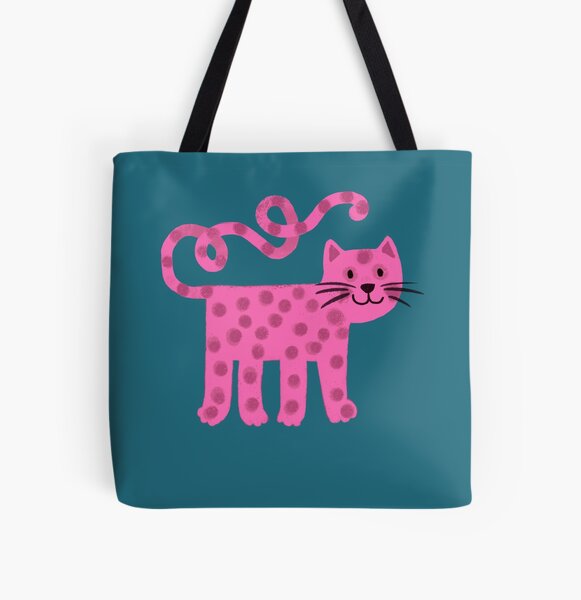 Item preview, Pink dotty cat designed and sold by marthaseahorse.