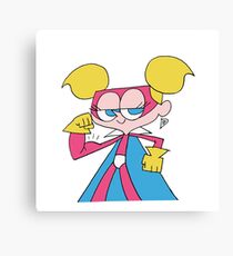 Super Diva Dynamite Flexing Canvas Print