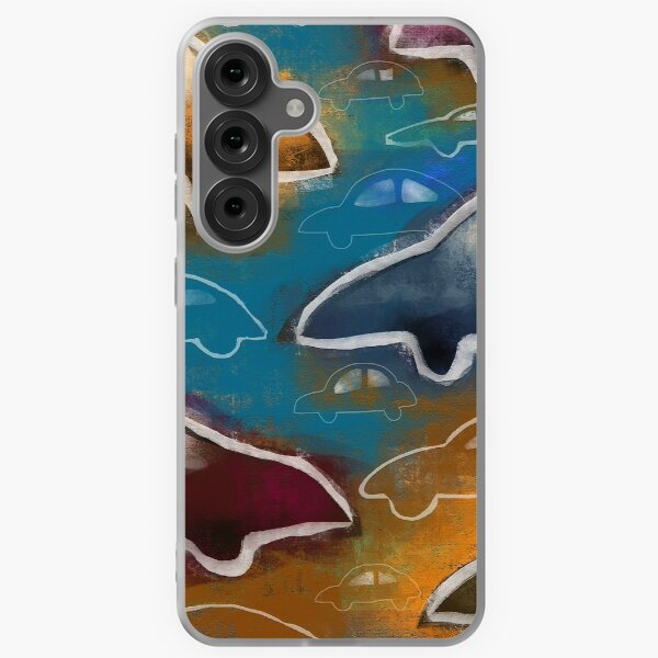 Item preview, Abstract cars color art designed and sold by Annette Kraus.