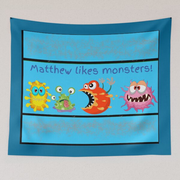 Item preview, Matthew likes monsters!  designed and sold by Attiva.