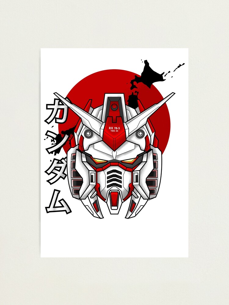 Gundam Rx 78 5 Ver Ss Custom Build Photographic Print By Syndicate Std Redbubble