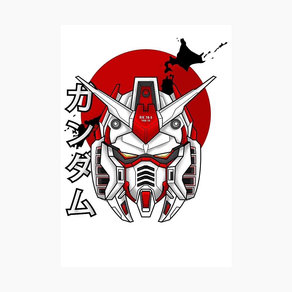 Gundam Rx 78 5 Ver Ss Custom Build Photographic Print By Syndicate Std Redbubble