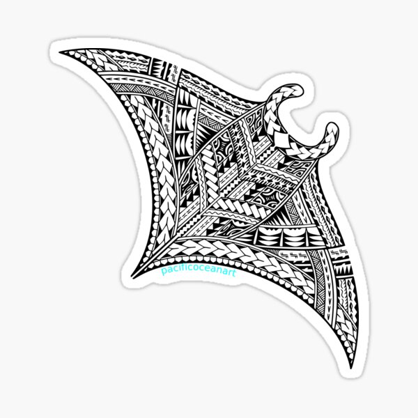 BLACK MANTARAY Sticker