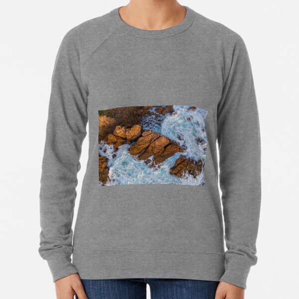 Rock amidst the storm Lightweight Sweatshirt