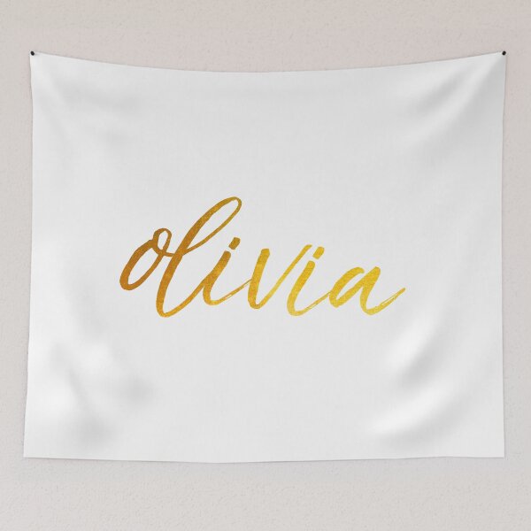 Item preview, Olivia Gold Foil Name designed and sold by hollanov98.