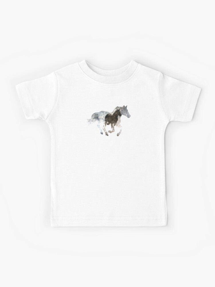 GALLOPING HORSE #1 PERSONALISED CHILDS T-SHIRT 